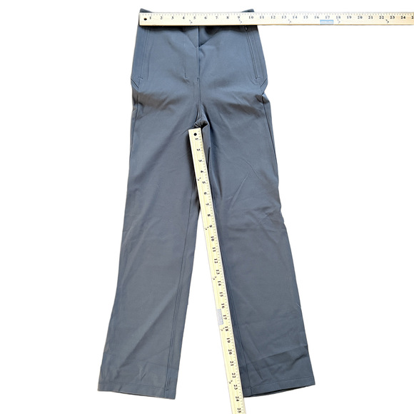 LuluLemon size 0 Smooth Fit Pull-On High-Rise Cropped Pant in Gray - Picture 5 of 8